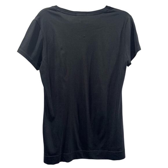Adam Lippes 100% Pima Cotton Crewneck Tee – Black – Size Large (NWT) - Picture 2 of 14